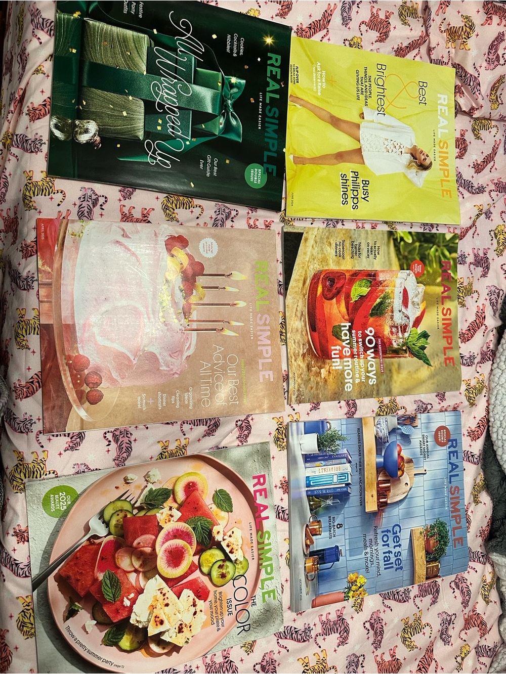 Real Simple Magazine Bundle - Mixed Color Covers